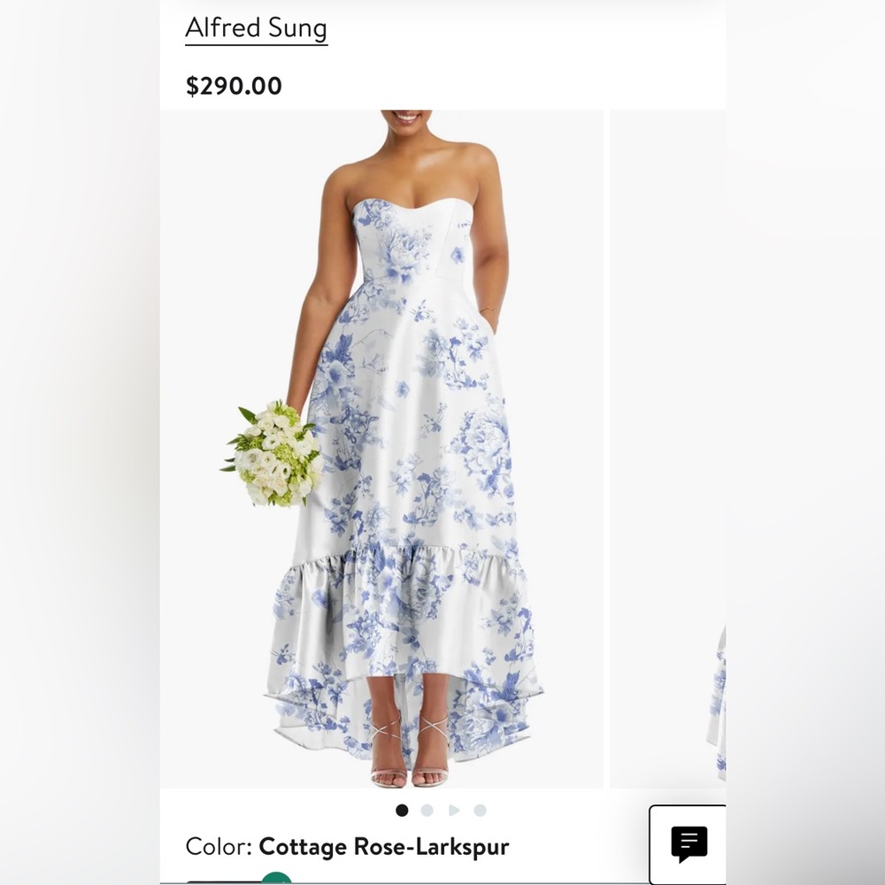 Alfred Sung High Low Dress